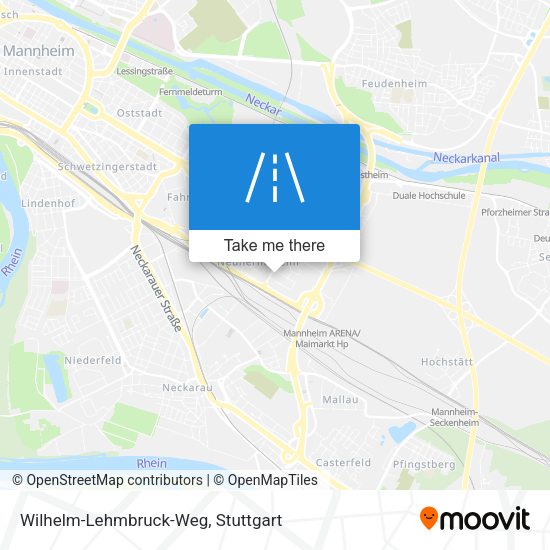 Wilhelm-Lehmbruck-Weg map