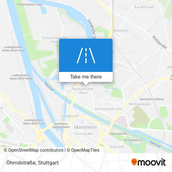 Карта Öhmdstraße