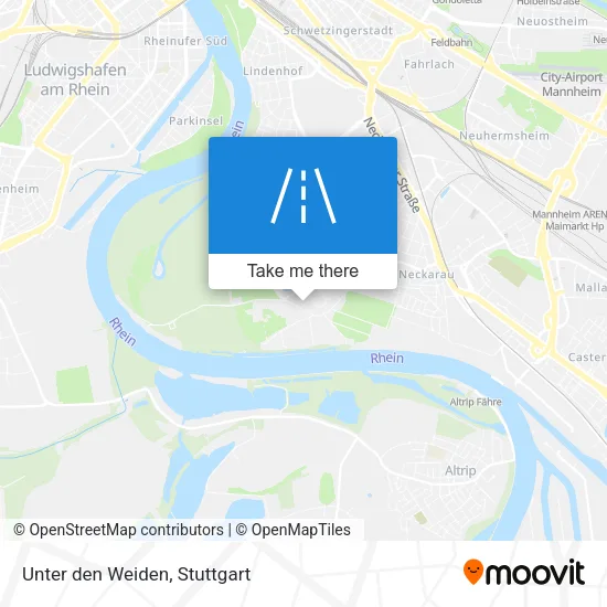 Карта Unter den Weiden