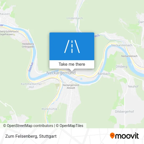 Карта Zum Felsenberg