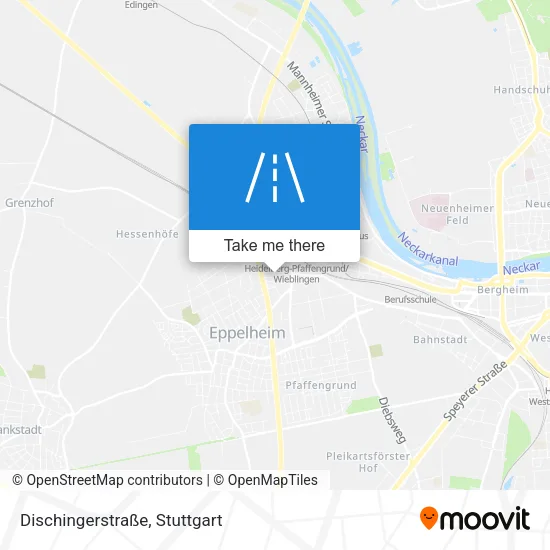 Карта Dischingerstraße
