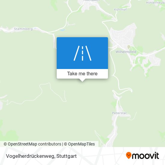 Vogelherdrückenweg map