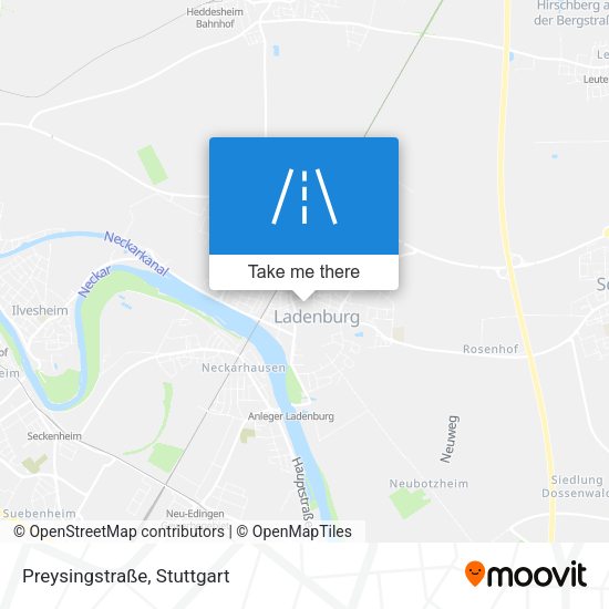 Preysingstraße map