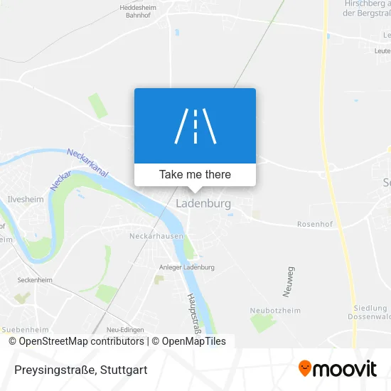 Карта Preysingstraße