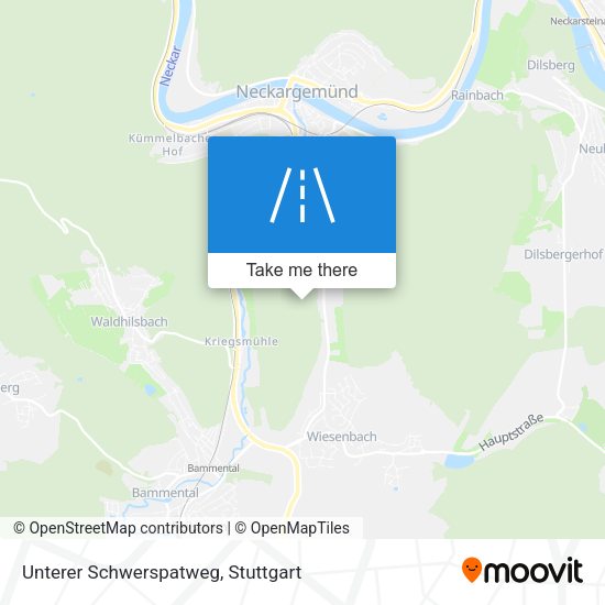 Карта Unterer Schwerspatweg