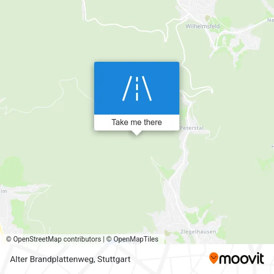 Карта Alter Brandplattenweg