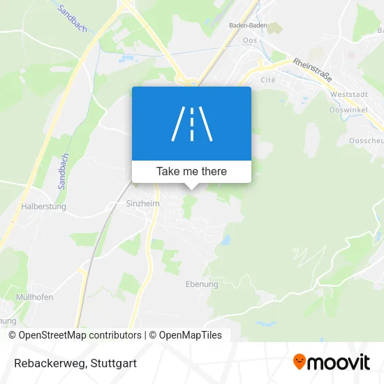 Карта Rebackerweg