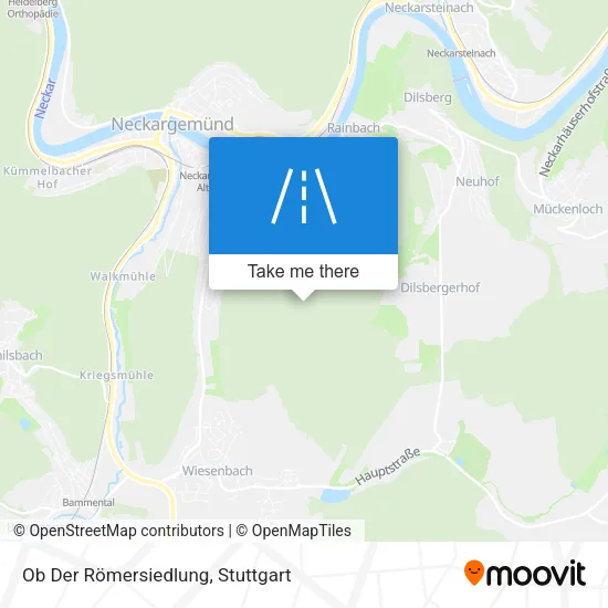 Карта Ob Der Römersiedlung