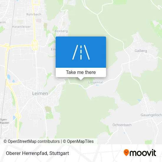 Карта Oberer Herrenpfad