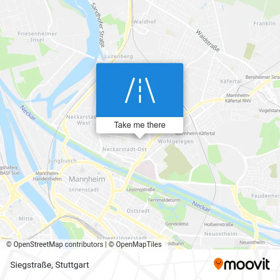 Карта Siegstraße