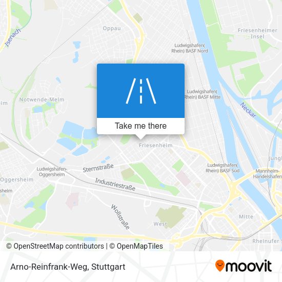 Карта Arno-Reinfrank-Weg