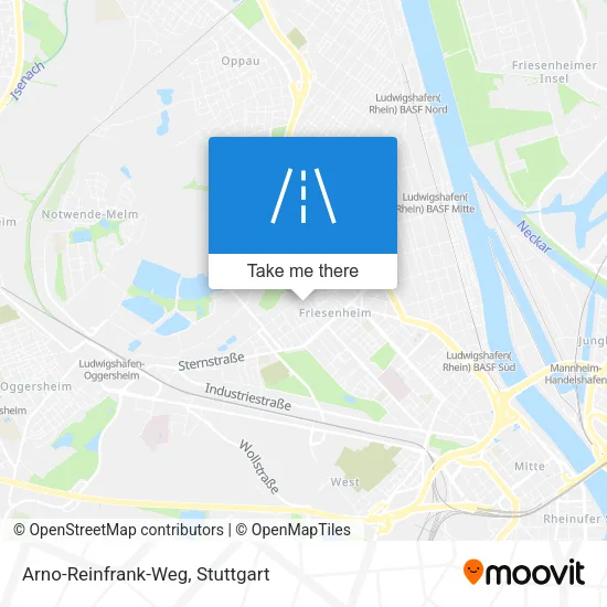 Карта Arno-Reinfrank-Weg