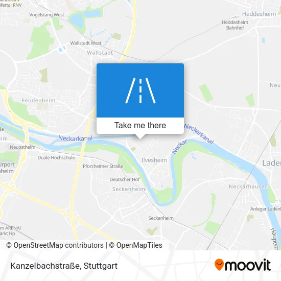 Карта Kanzelbachstraße