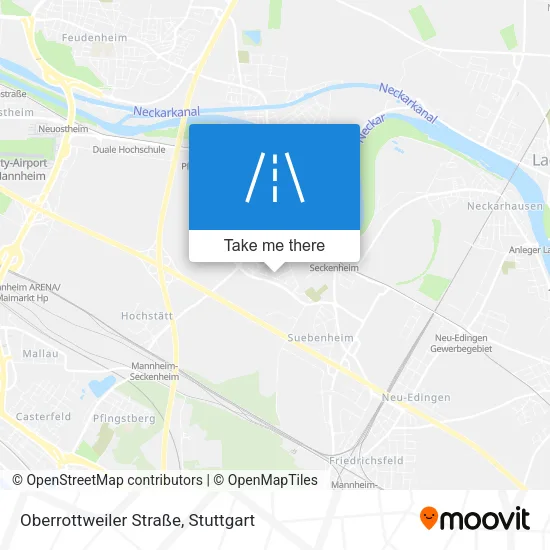 Карта Oberrottweiler Straße