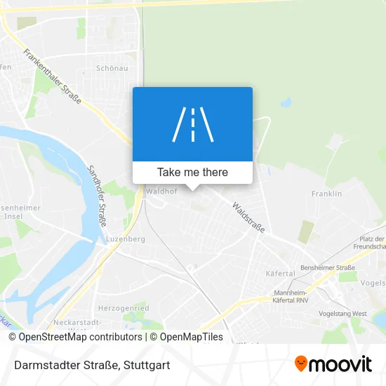 Карта Darmstadter Straße