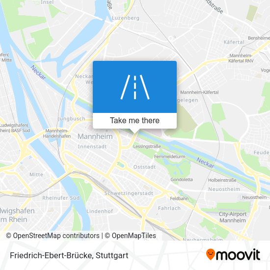 Friedrich-Ebert-Brücke map