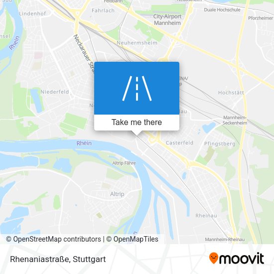 Rhenaniastraße map