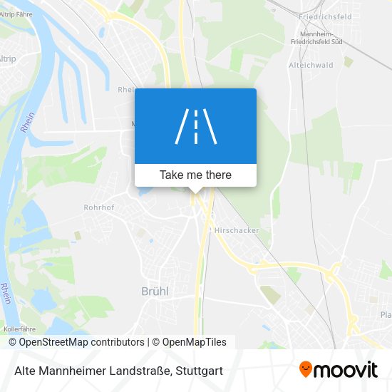 Alte Mannheimer Landstraße map