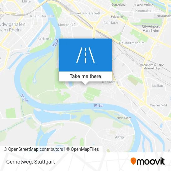 Карта Gernotweg
