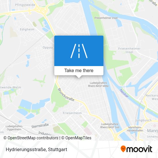 Hydrierungsstraße map