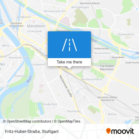Fritz-Huber-Straße map