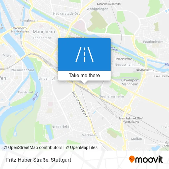 Карта Fritz-Huber-Straße