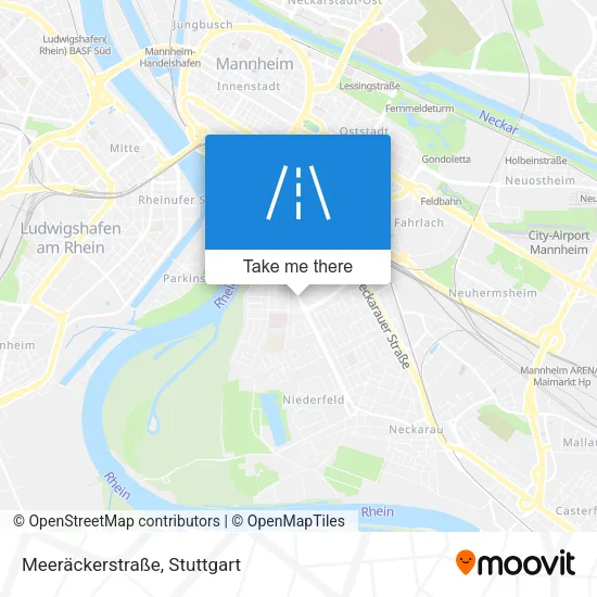 Карта Meeräckerstraße