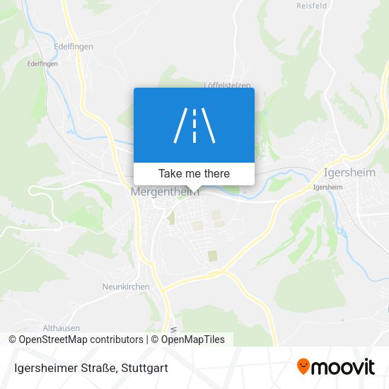 Карта Igersheimer Straße