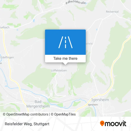 Карта Reisfelder Weg