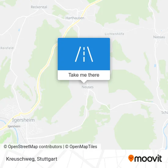 Карта Kreuschweg