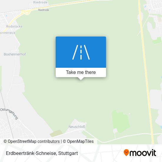 Erdbeertränk-Schneise map