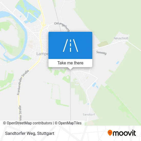 Карта Sandtorfer Weg