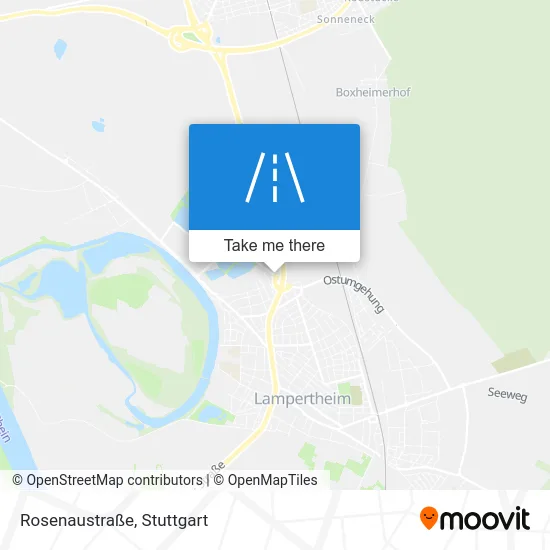 Rosenaustraße map