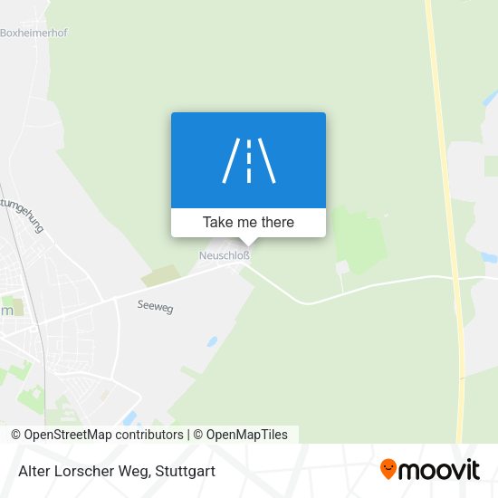 Alter Lorscher Weg map