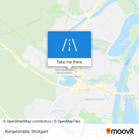 Карта Bürgelstraße