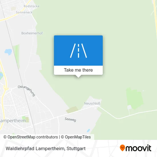 Карта Waldlehrpfad Lampertheim