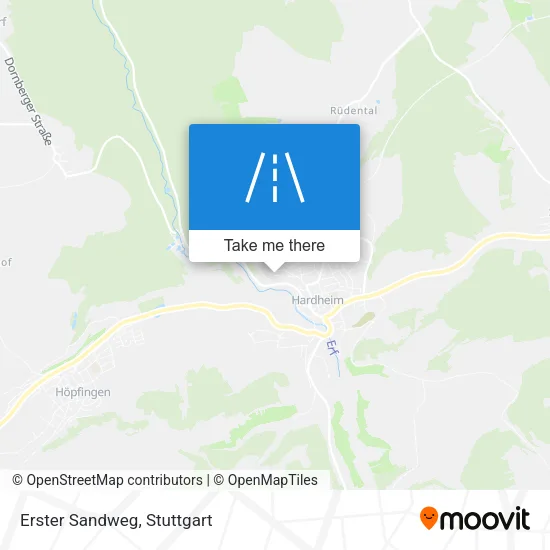 Карта Erster Sandweg