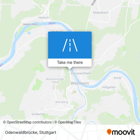 Odenwaldbrücke map