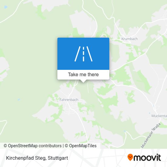 Kirchenpfad Steg map