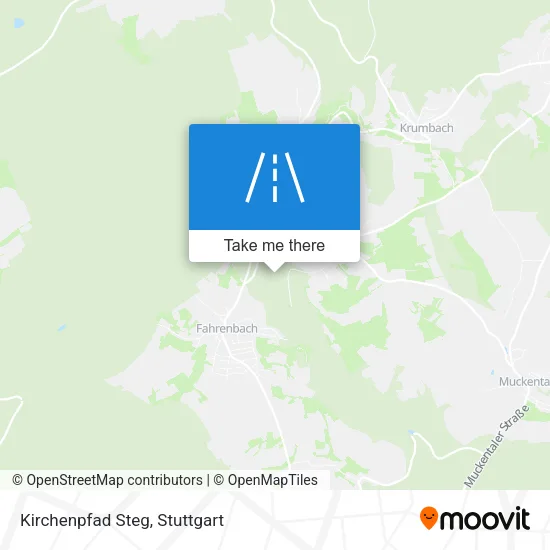 Карта Kirchenpfad Steg