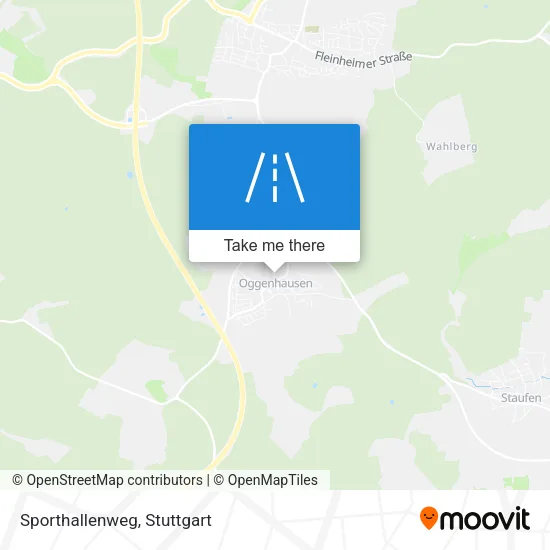 Карта Sporthallenweg