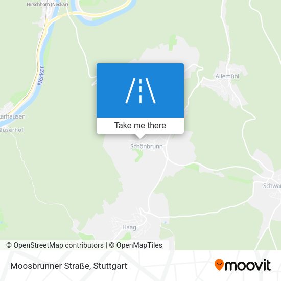 Moosbrunner Straße map