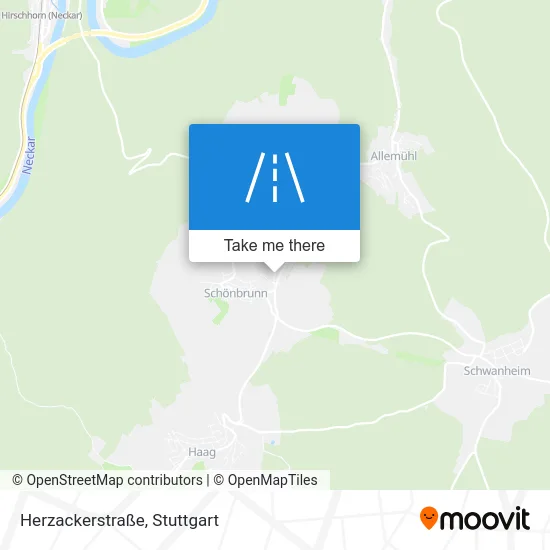 Карта Herzackerstraße