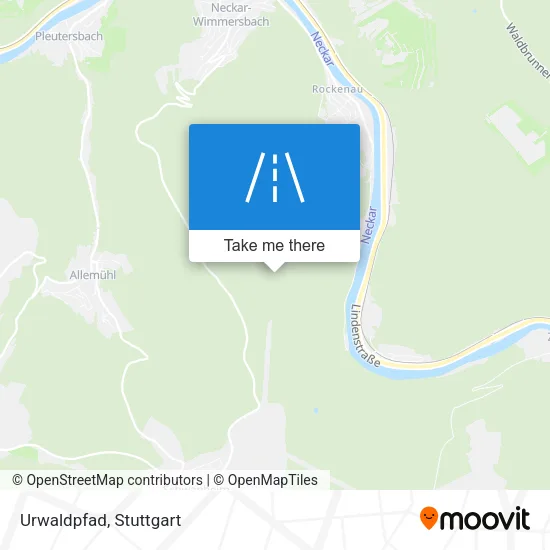 Карта Urwaldpfad