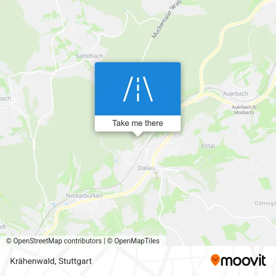 Krähenwald map