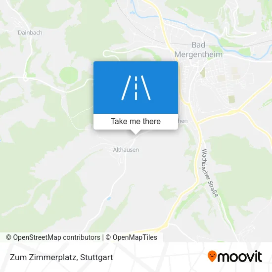 Карта Zum Zimmerplatz
