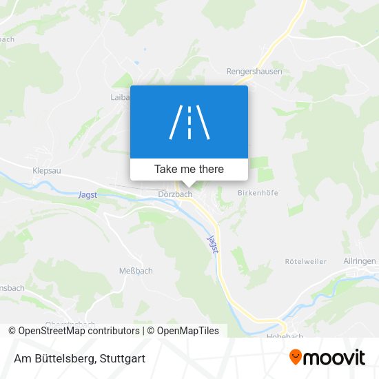 Am Büttelsberg map
