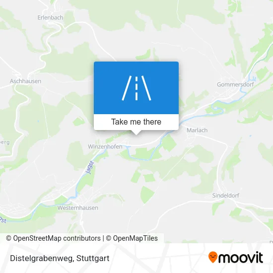 Карта Distelgrabenweg