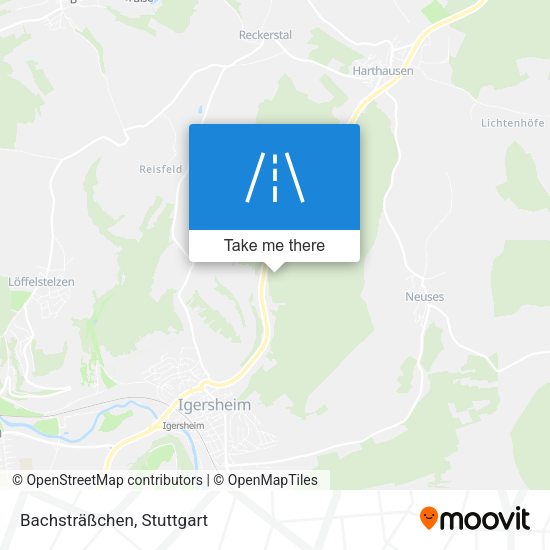 Bachsträßchen map