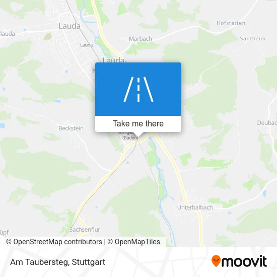 Карта Am Taubersteg
